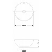 Bowl 410 mm White