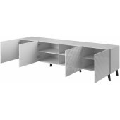 ABETO 200x42x52 White/ Glossy White