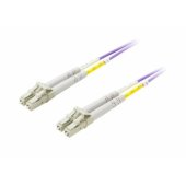 Fiber cable MM LC-LC Duplex 50/ 125 15m purple