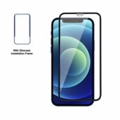 "Edge 5D Tempered Glass with frame iPhone 12/ 12 Pro" Black