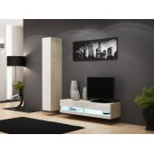 VIGO NEW 140x40x30 Sonoma/ White Gloss