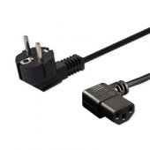 Power cable Schuko - IEC C13 Black 1.8m