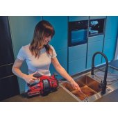 Einhell cordless pipe cleaning device TE-DA 18/ 760 Li-Solo (red/ black,