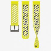 22mm Athletic 5 Silicone Wristband S+M Lemon Yellow