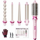 7in1 Heatwave Pro Hair styling comb Pink