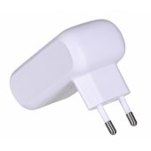 Dual-port wall charger 42W White