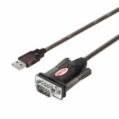 Cable USB - RS-232 1.5m Black Y-105