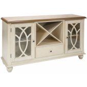 LILY 152x46xH84cm Antique White
