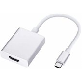 HD2 USB-C Plug to HDMI 4K Female Cable Adapter White
