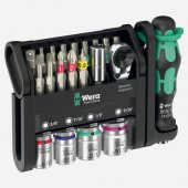 Wera Tool-Check Modular Imperial 1, bit set black/ green, 21-piece, inc