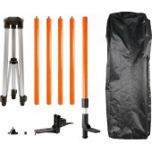 Laser pole with tripod 3.7 m