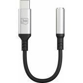 Adapter USB-C to Jack 3.5mm Black