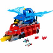 Hot Wheels City Ultimate 2-in-1 Dragon Transporter, Toy Vehicle