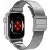 Sleek Link Apple Watch 42/ 44/ 45/ 49mm Silver