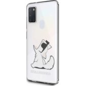 Choupette Fun Sunglasses Case Samsung Galaxy M21 Transparent