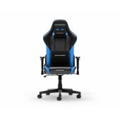 PRINCE L Black & Blue PVC Leather