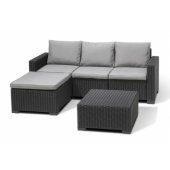 California Chaise Loungue Grey