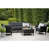Salemo 3 Seater Set Grey