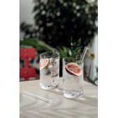 Purismo Bar Glass straw 20 cm 4 pcs