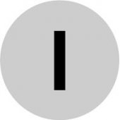 Eaton Button lens 22mm flat white with START symbol (218296)