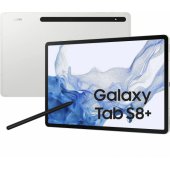 Galaxy Tab S8+ Wi-Fi 12.4" 128GB SM-X800 Silver (SM-X800NZSAEUE)