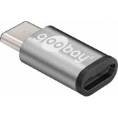 56636 USB-C to USB 2.0 Micro-B adapter Silver