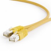 S/ FTP Cat 6A LSZH Patch Cord 0.25 m Yellow
