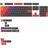 GPBT Gradient Keycaps (US) Black/ Red
