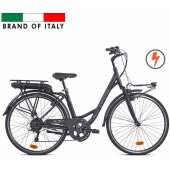 28" Nantes E268 E-Bike 250W Matt Black