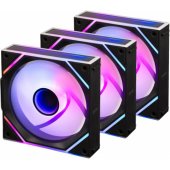 Luna MAG-INF ARGB PWM Reverse 120mm Case Fan Black 3pcs