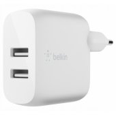 Charger Dual USB-A 12W White