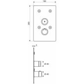 Linus Basic D-SC-T self-closing with Thermostat