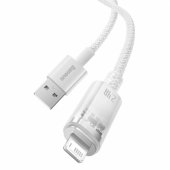 Fast charging cable Gem USB A - Lightning 2.4A 1m White
