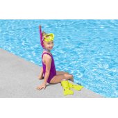 Bestway Blue Diving Set Mask, Flippers, Tube Bestway 2