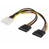Cable SATA Molex 4pin 2x15 pin