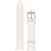 Universal Leather Strap 18mm White