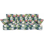 ROMA 108x56x10cm 3pcs Dark Flowers