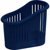 Cutlery drainer 14x6.5x14.5cm dark blue