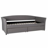 GENESIS 90x200cm, with mattress HARMONY TOP, brownish grey