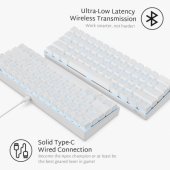 RK61 White, Red Switch, RU