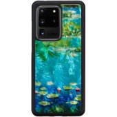 "SmartPhone case Samsung Galaxy S20 Ultra" Water lilies Black