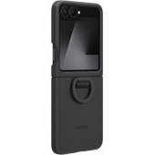 "EF-PF741TBE Silicone Cover with Ring Galaxy Z Flip 7" Black