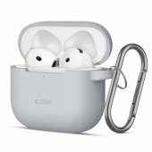 Silicone Hook Airpods 4 cover grey