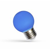 LED KULKA E-27 230V 1W BLUE SPECTRUM
