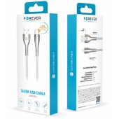 Sleek cable USB - USB-C 1m 3A White