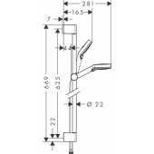 Crometta Vario EcoSmart Shower Set