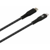 Green Data Cable Type-C to Lightning 3A PD60W 1m Nylon Black