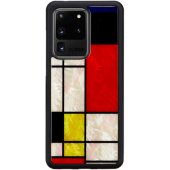 "SmartPhone case Samsung Galaxy S20 Ultra" Mondrian Black