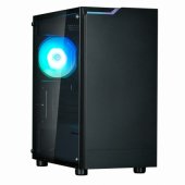 T4 Plus Black Mini Tower Case, 120mm ARGB Fan x1