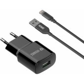 YAC 4600 2,4A black Lightning cable